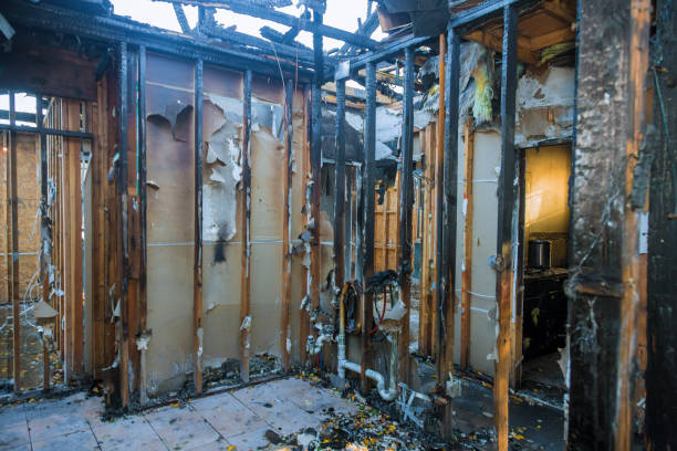Professional Soot Cleanup technician working in Salem, OH